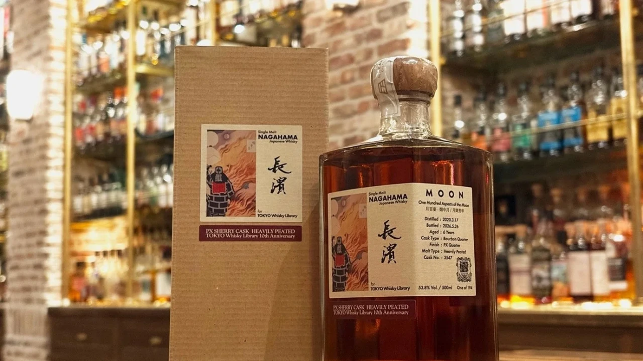 TOKYO Whisky Library開業10周年記念！長濱蒸溜所とのコラボボトル第2弾「シングルカスク6年へビリーピーテッドPXカスクフィニッシュ」が数量限定で登場