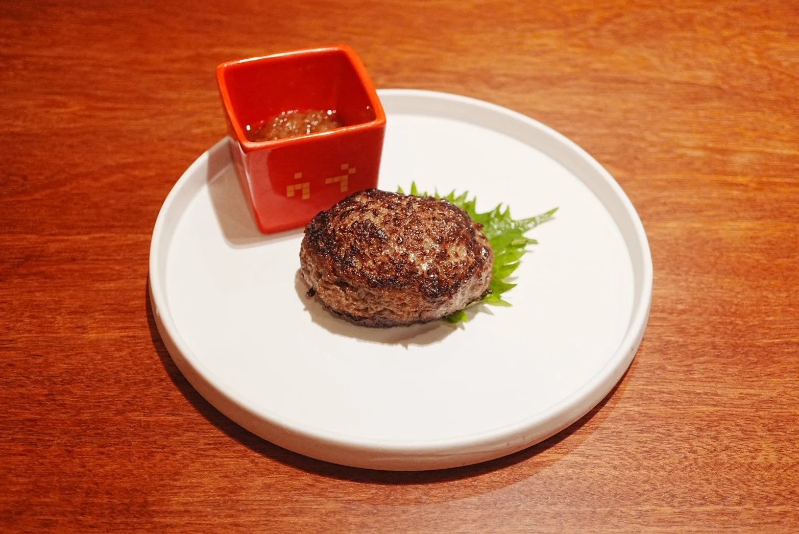 牛肉ハンバーグ チリ酢
