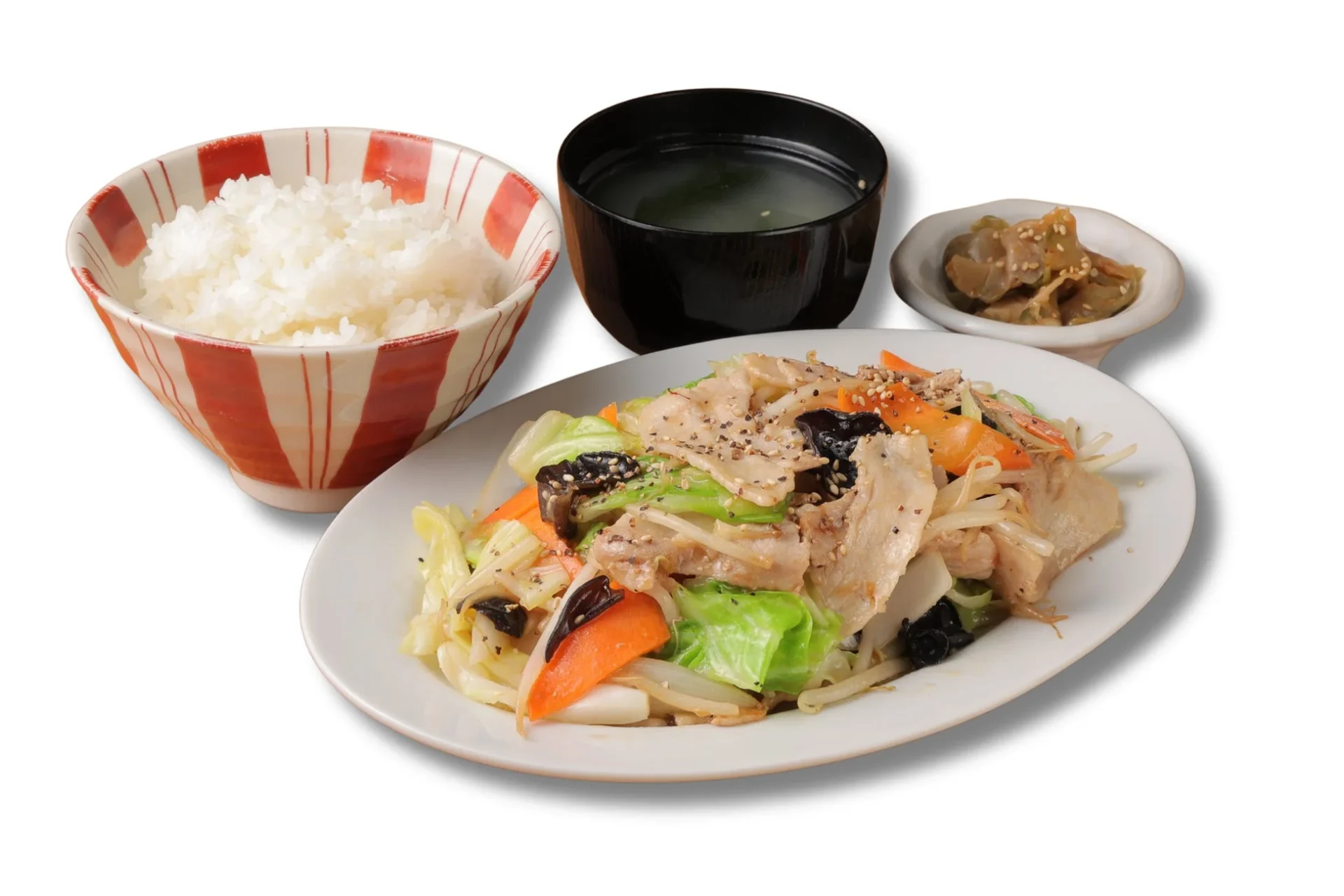 肉野菜炒め定食