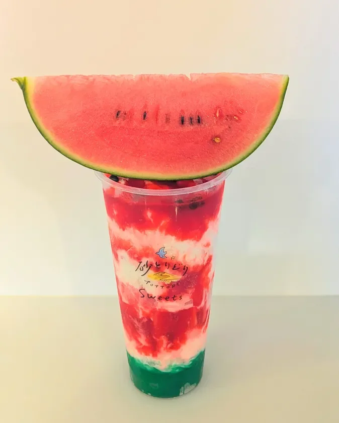 たっぷりすいかかき氷