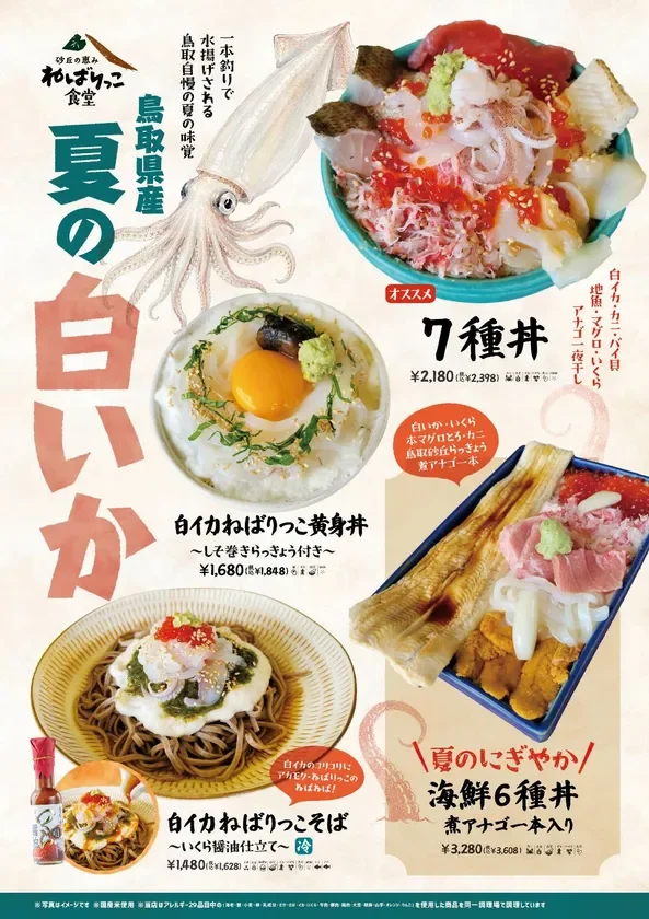 夏の白いかグルメ！