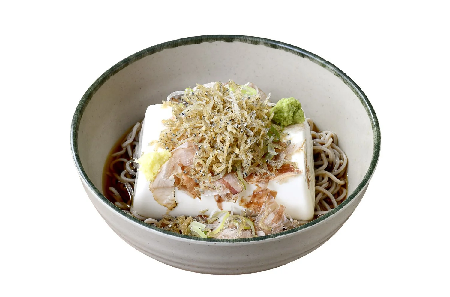 じゃこ豆腐一丁そばのクローズアップ