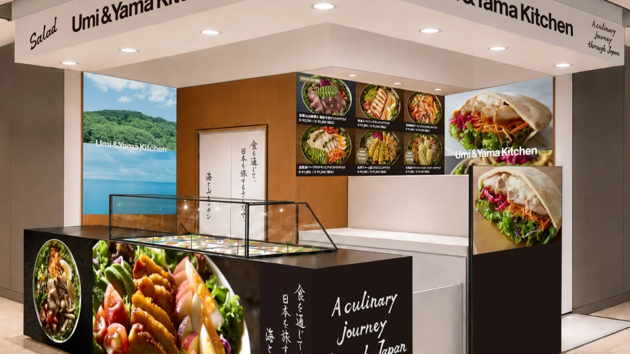 「Umi & Yama Kitchen」がGINZA SIXに初出店！限定サラダで日本の味覚を巡る旅