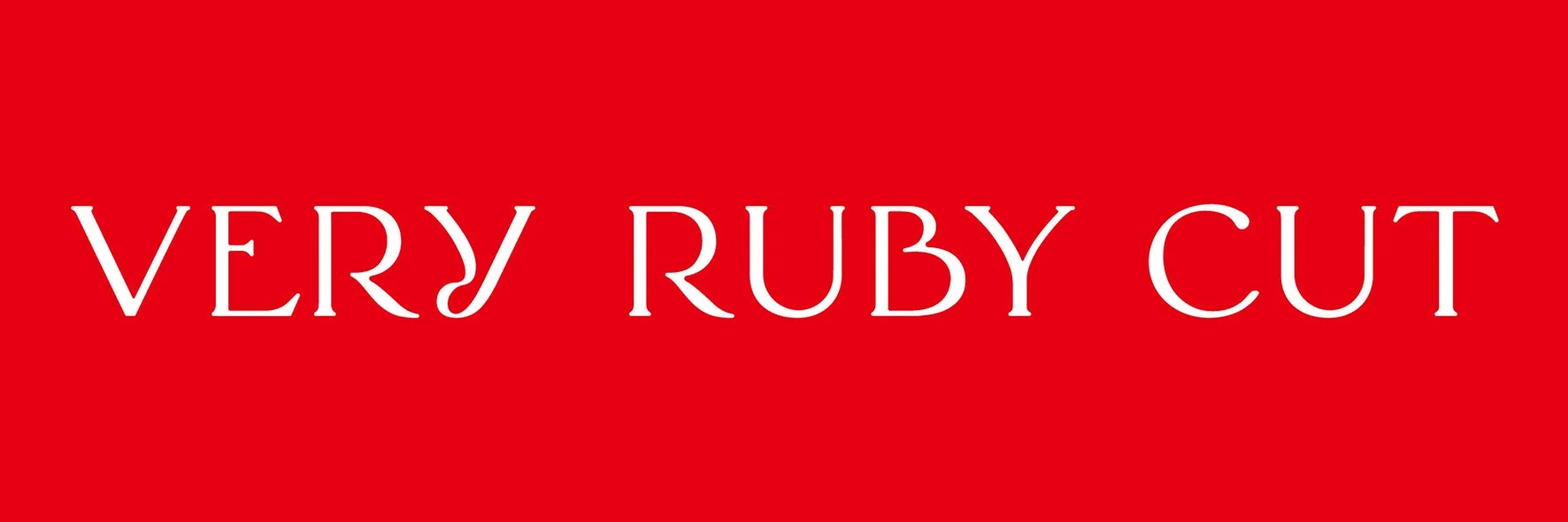 VERY RUBY CUTロゴ