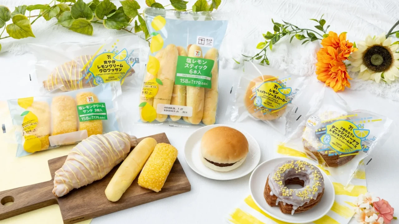 夏を彩る爽やかさ！セブン-イレブンからレモンのスイーツ＆パンが続々登場