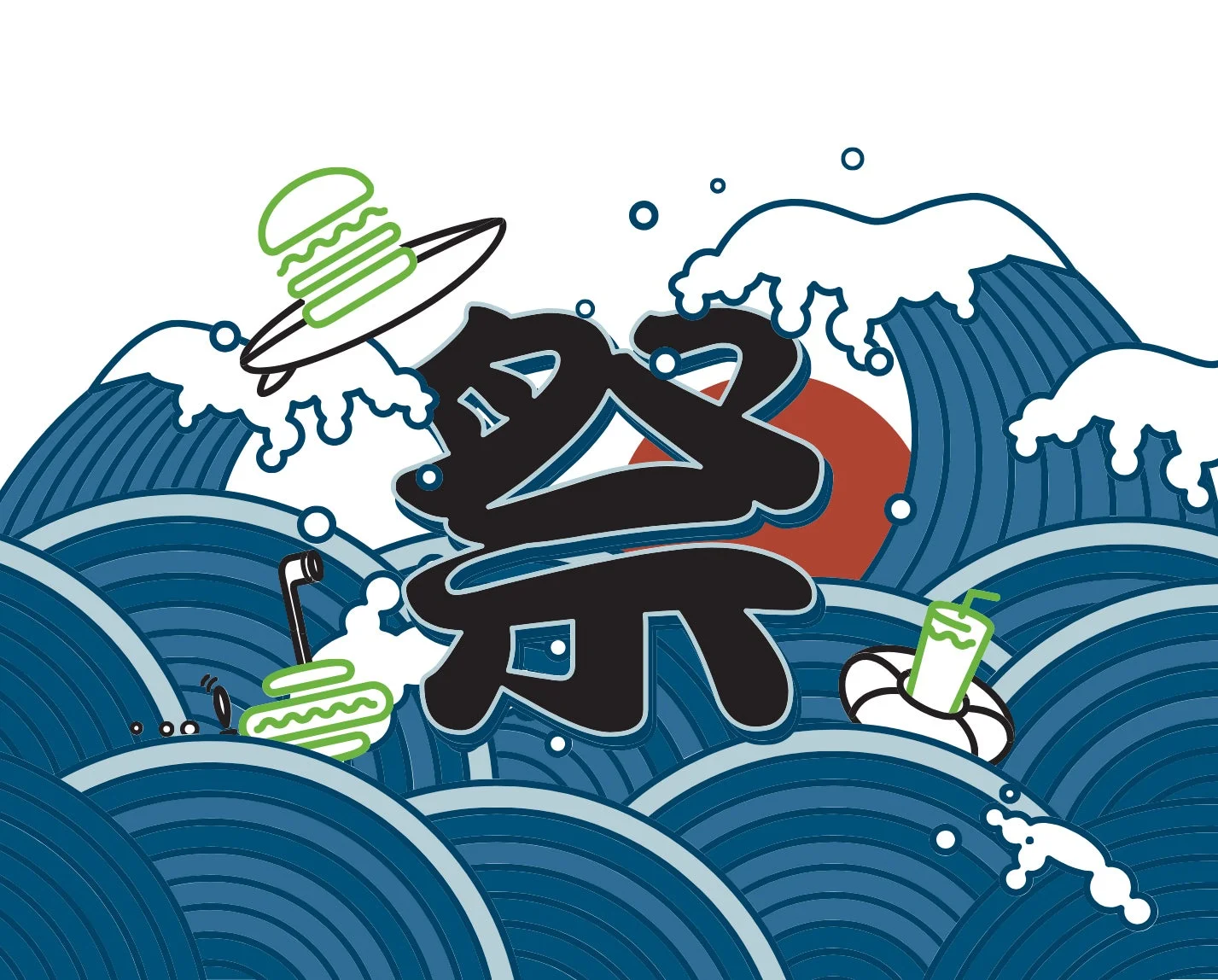 博多店限定オリジナルうちわ