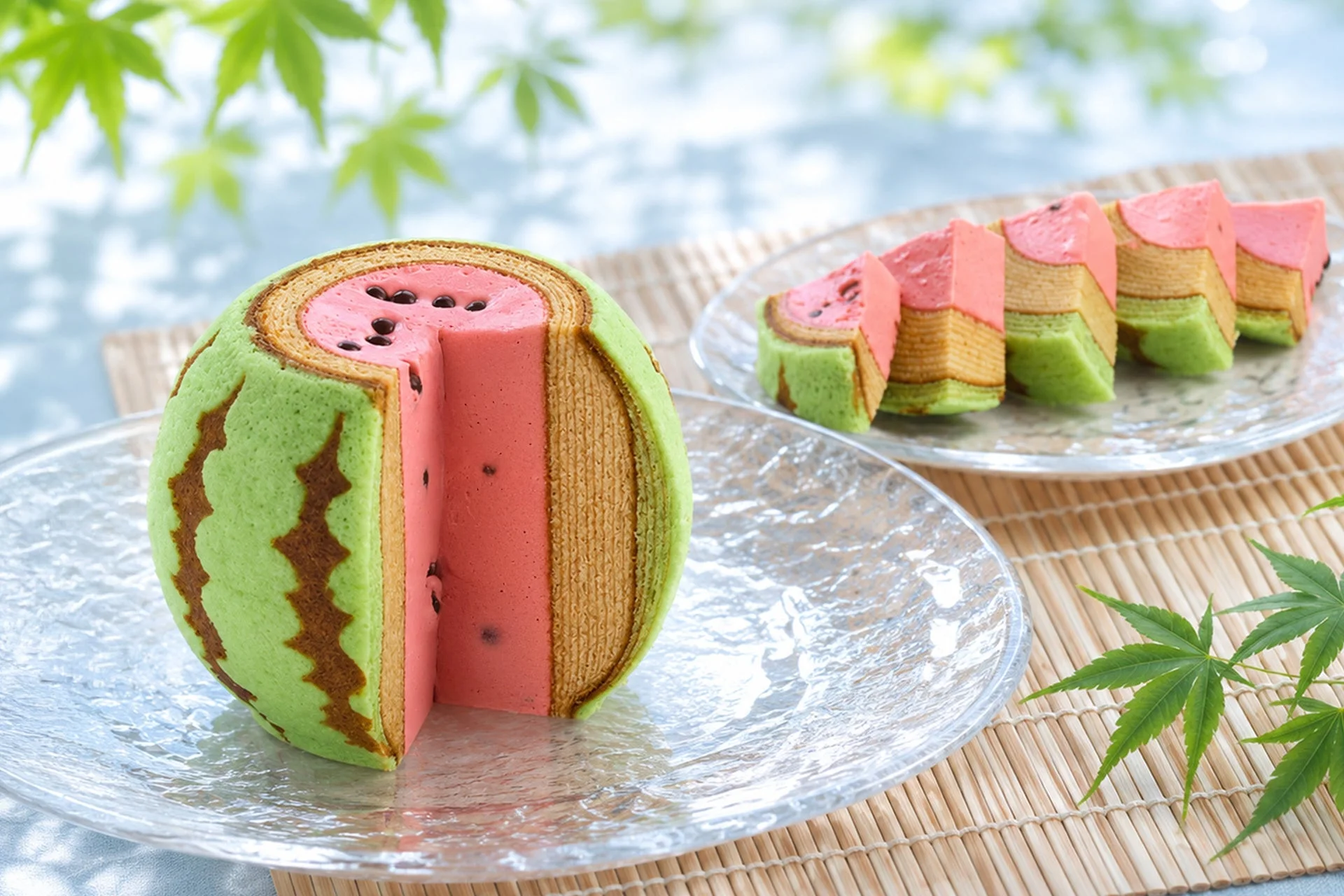スイカそっくりの「すいかバウム」