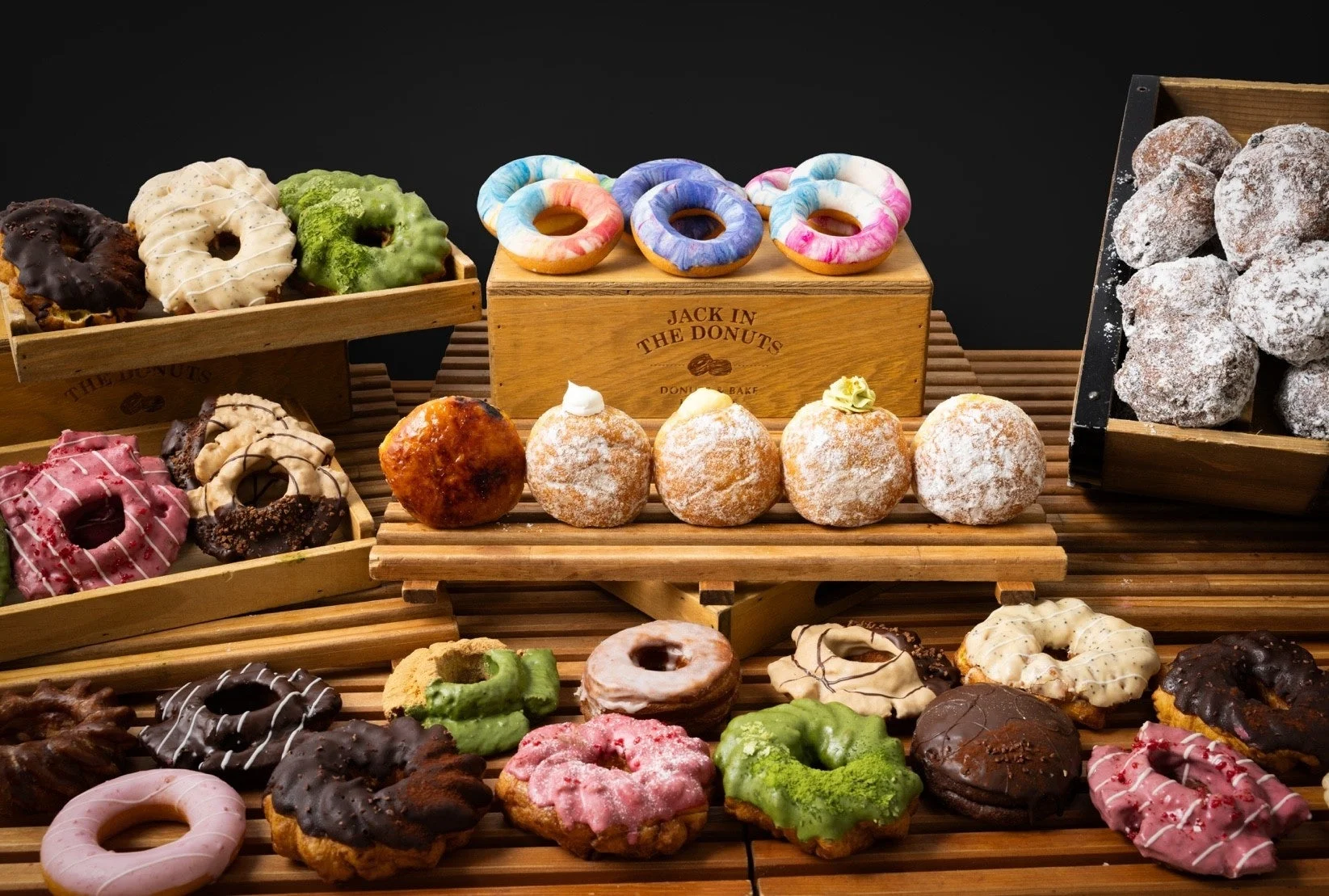 JACK IN THE DONUTSのドーナツ盛り合わせ