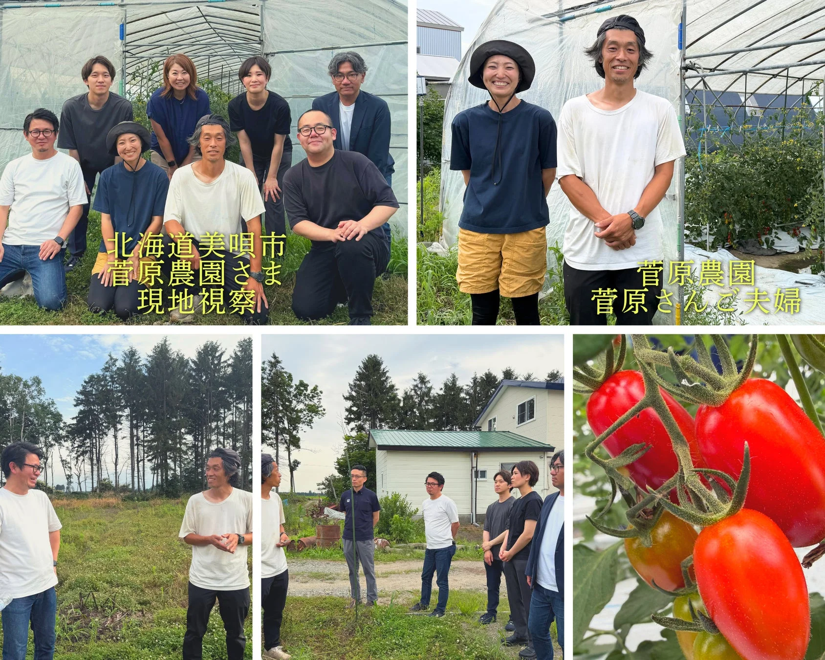 菅原農園の現地視察